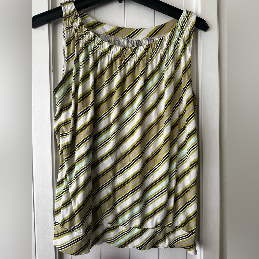 Ann Taylor LOFT Striped Sleeveless Top